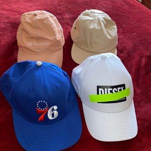 NBA,Vans, Diesel, New Era Caps COMES WITH ALL 4!